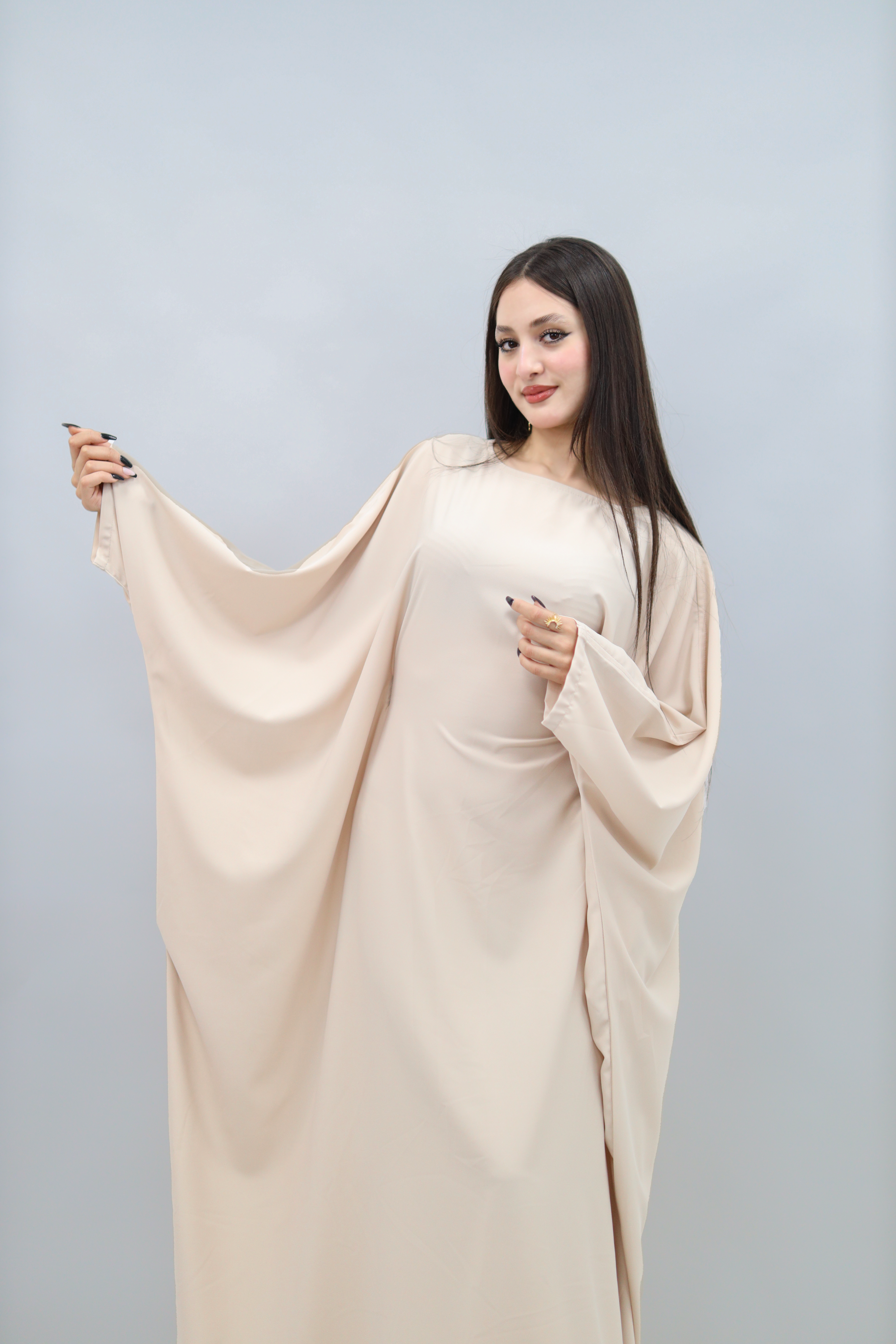 Elegant Flow Gandoura – Pastel Edition