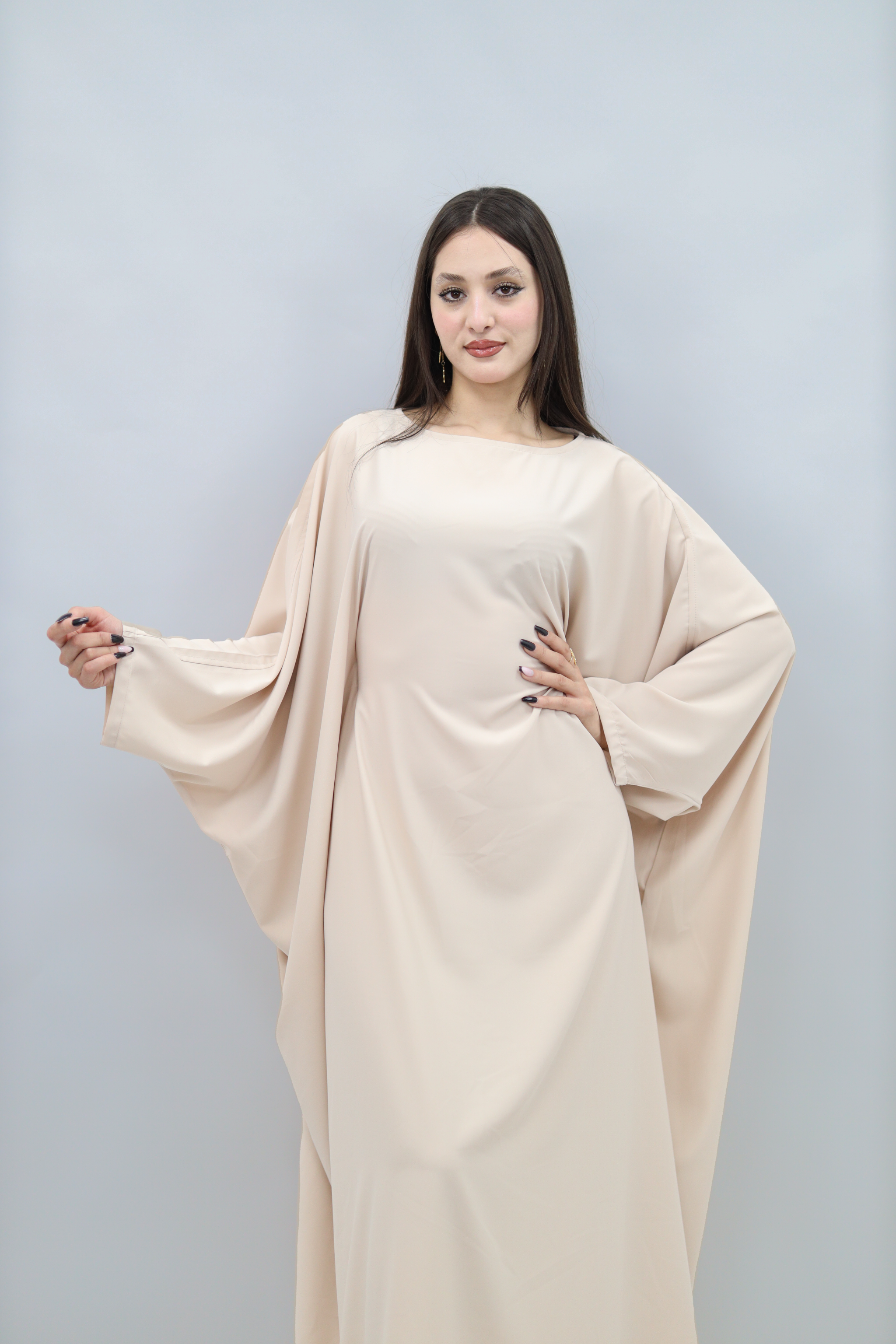 Elegant Flow Gandoura – Pastel Edition