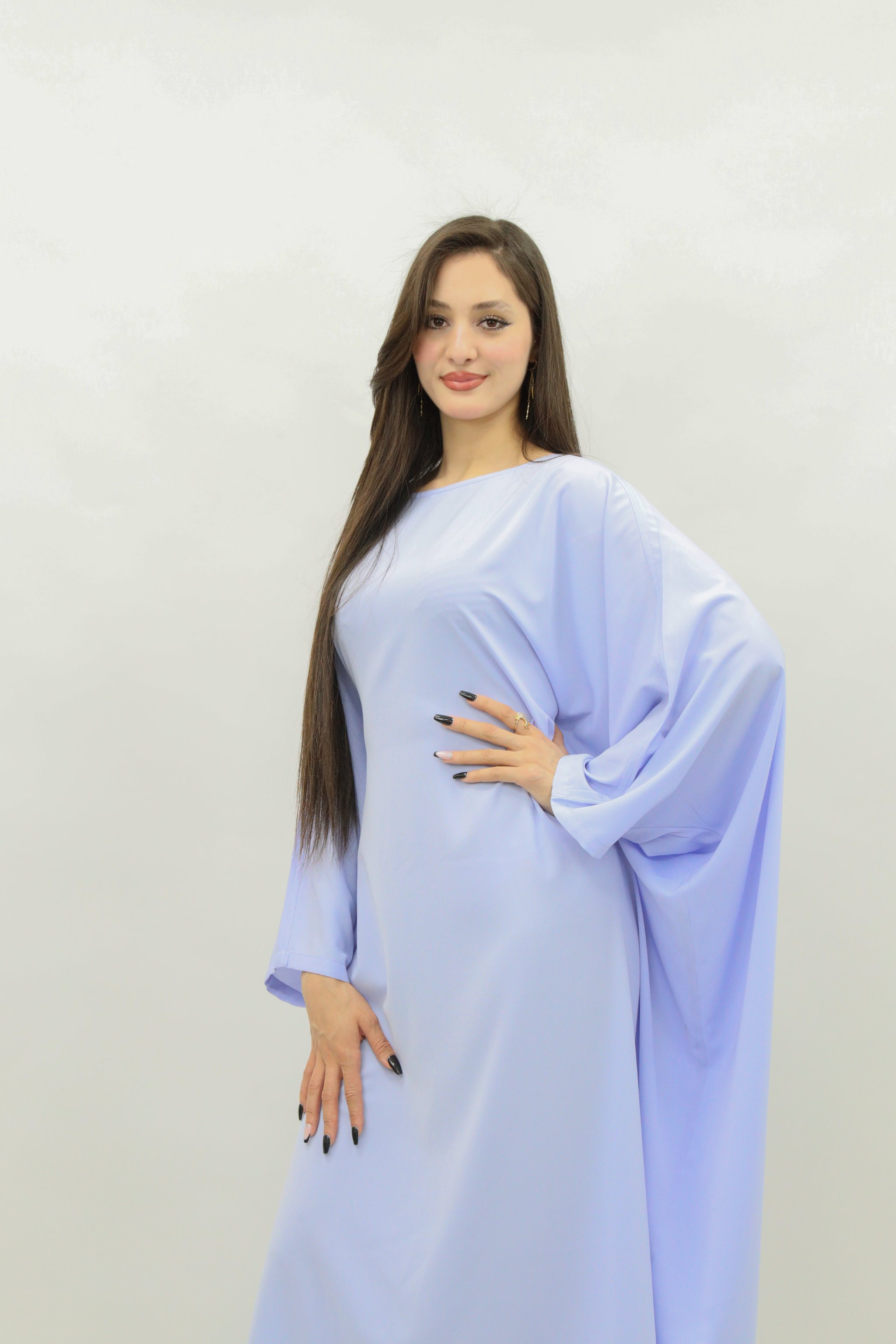Elegant Flow Gandoura – Pastel Edition
