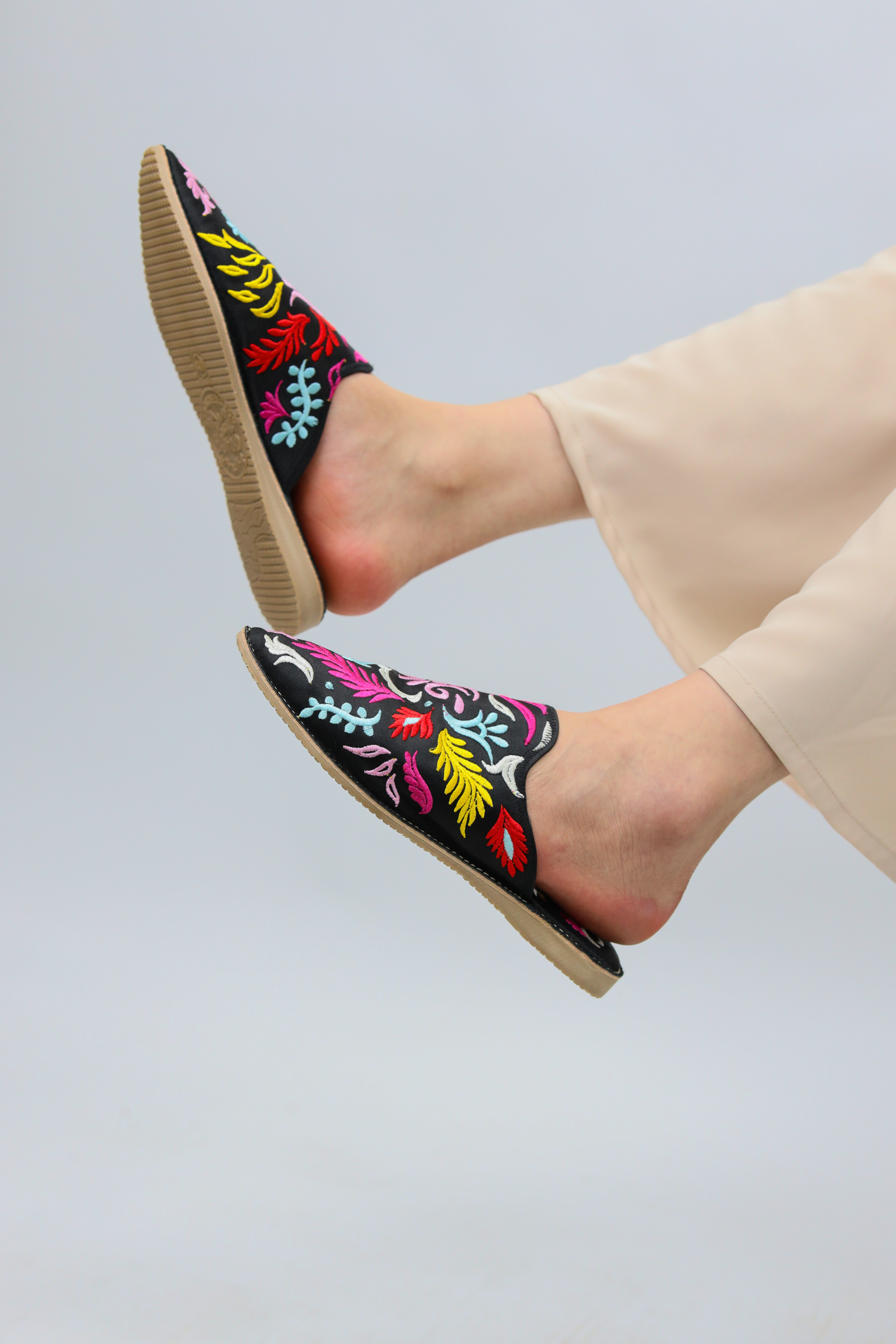 Handmade Embroidered Slippers